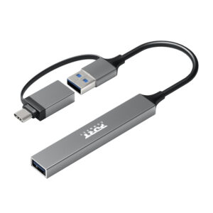 Port Connect USB Type-C to 4-port USB-A 3.0/2.0 Hub
