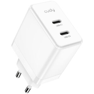 Cudy 40W 2 Port USB-C Fast Charging Adapter