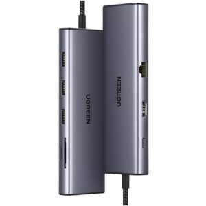 UGREEN 9-in-1 Type-C Hub | HDMI | VGA | LAN | SD/TF | 100W PD | USB3.0