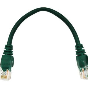 Linkbasic 22cm UTP Cat5e Flylead Green
