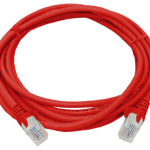 Linkbasic 3 Metre UTP Cat5e Flylead Red