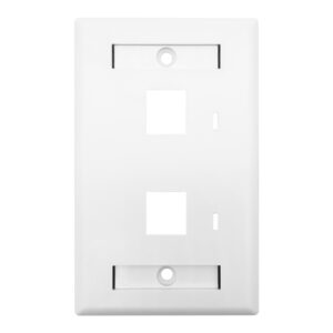 Linkbasic Two Port Faceplate 115 x 70mm