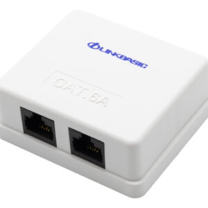 Linkbasic Cat6a Double Surface Mount Box