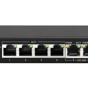 Scoop 6 Port Gigabit 4 PoE 60W Switch