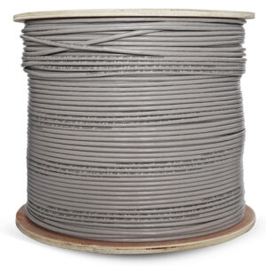 Linkbasic 500m Drum Cat5e Solid Grey UTP Cable