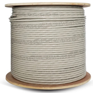 Linkbasic 305m Drum Cat6a Solid Grey UTP Cable