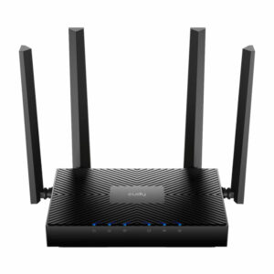 Cudy AX3000 5-Port Gigabit Dual-Band Wi-Fi 6 Mesh Router – Black